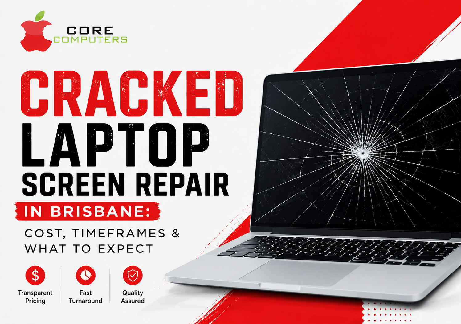 Cracked Laptop Screen Repair in Brisbane Cost, Timeframes & What to Expect.