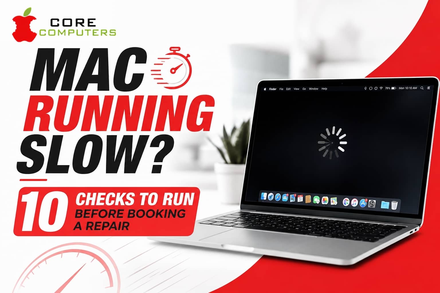 Mac running slow with 10 checks to try before booking a repair