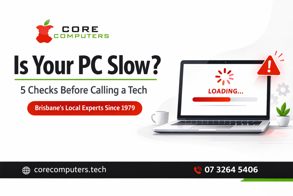 Slow computer repair Brisbane